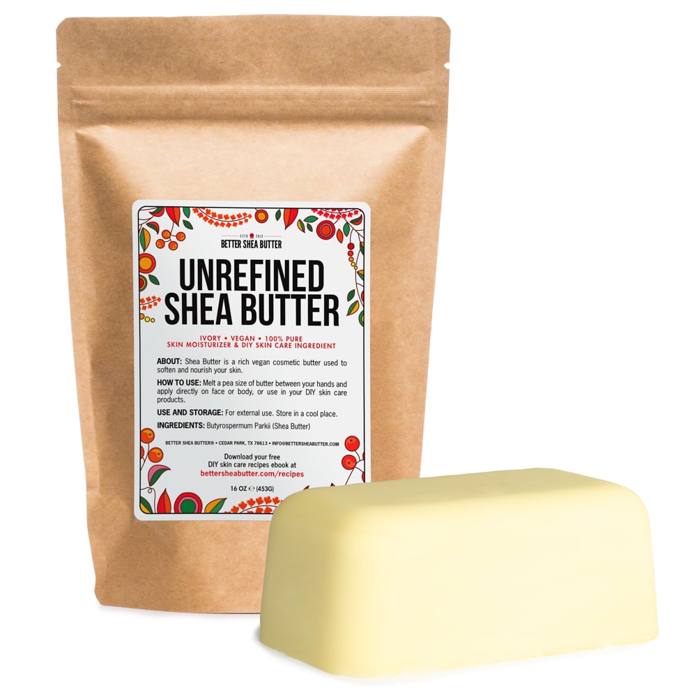 Min tank fontein Raw Shea Butter, Pure & Unrefined - Better Shea Butter