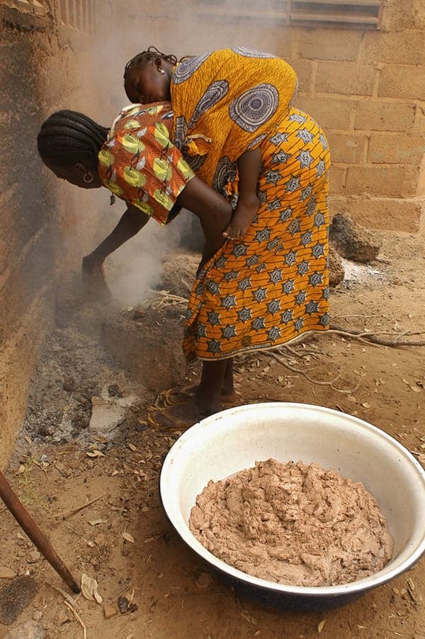 A woman in ghana making shea butter - How Is Shea Butter Made?