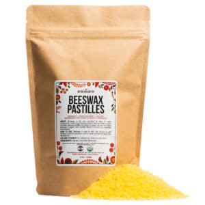 organic beeswax pastilles yellow