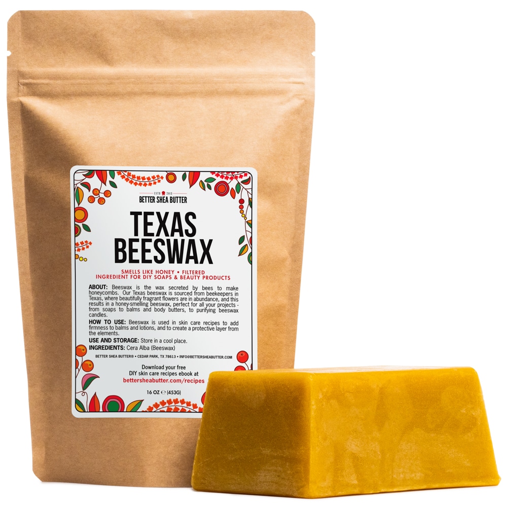 White Beeswax Pellets 16 oz / 1 lb 100% Pure And Natural Triple Filtered  For Skin, Face, Body and Hair Care DIY Creams, Lotions, Lip Balm and Soap