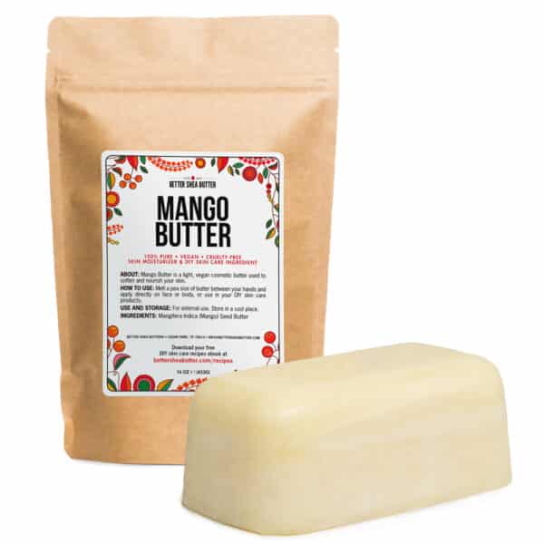 raw organic mango butter