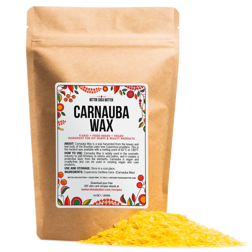 Carnauba Wax (16 oz) - T1 Premium Grade - Better Shea Butter