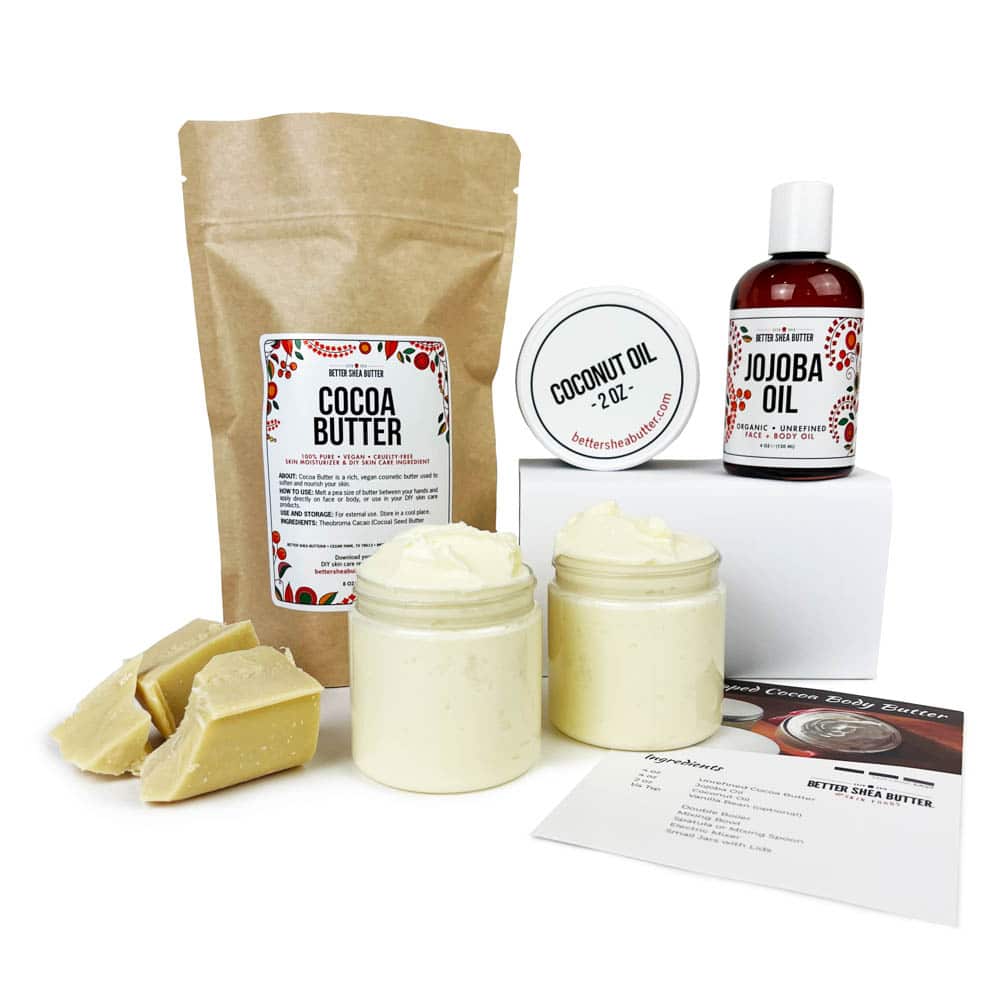 Kit to make homemade coconut body butter. Online sales