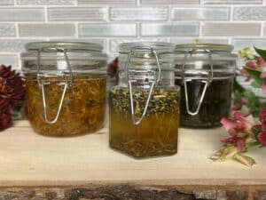 herb and flower infused oil recipe