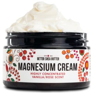 vanilla rose magnesium cream