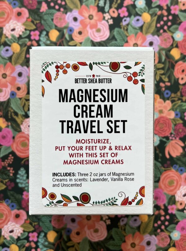 travel size magnesium cream for better sleep