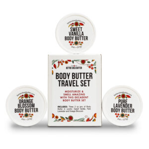 body butter travel set tsa approved moisturizer gift set